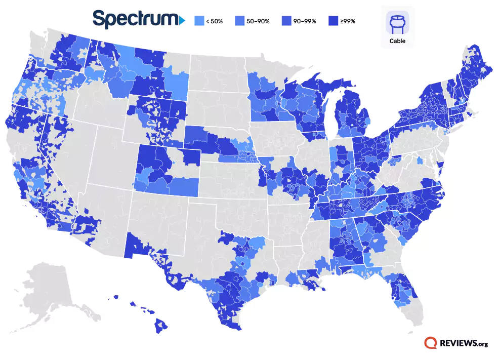 Spectrum Internet Coverage Map Reviews Spectrum Internet Coverage Map Reviews