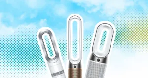 Dyson fans on an airy background
