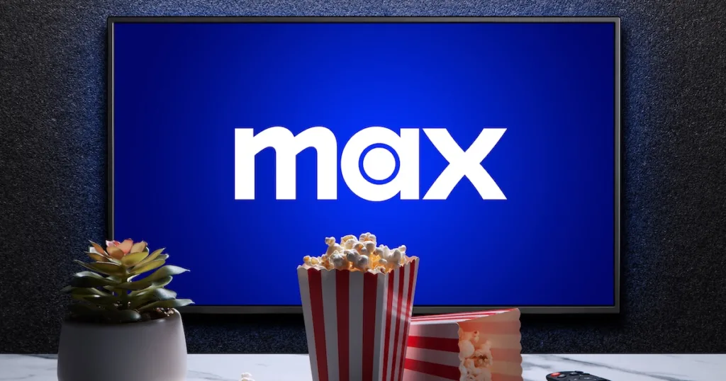 Max streaming on a television