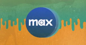 Max streaming logo on a green and yellow background
