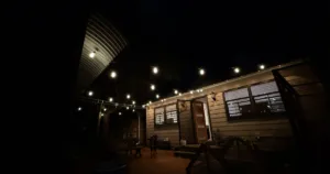 Lepro outdoor lighting set up
