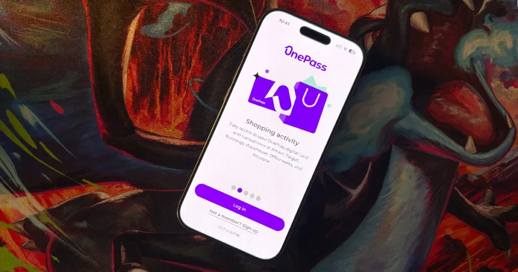 OnePass Mobile on a smartphone