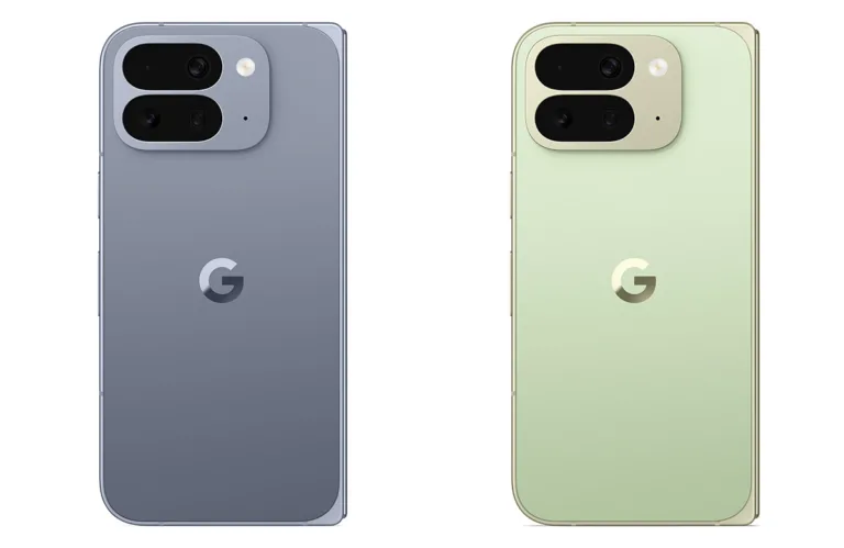 Google Pixel 10 Pro Fold in Moonstone and Jade colours