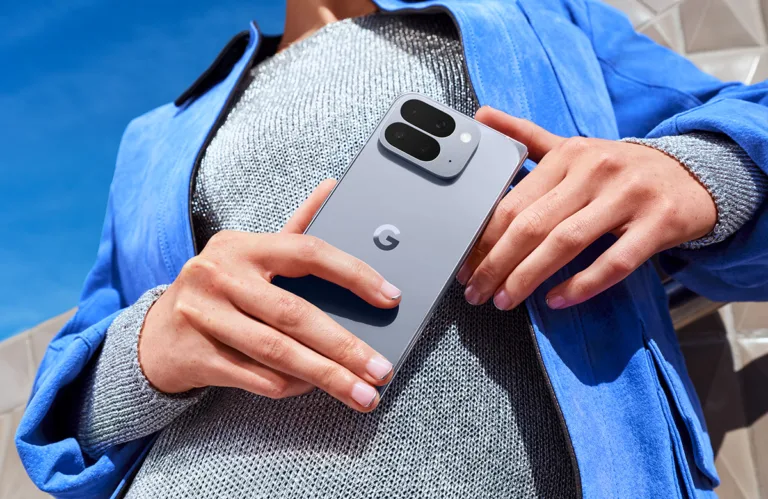 Google Pixel 10 Pro Fold held in hand