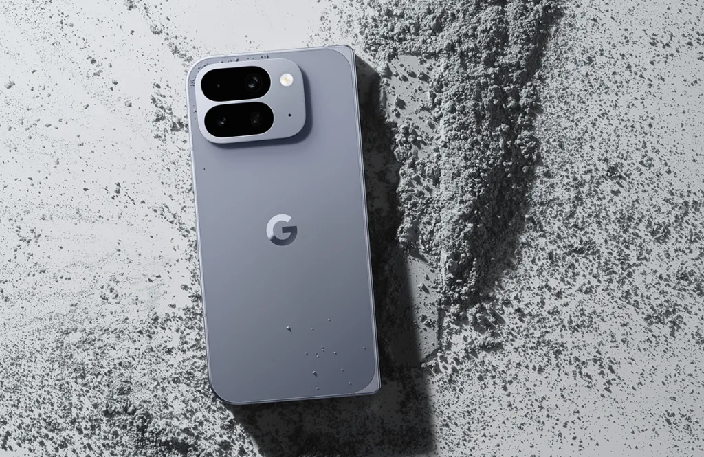 Google Pixel 10 Pro Fold on stylised background