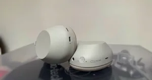 sony wxm6 headphones on a record player