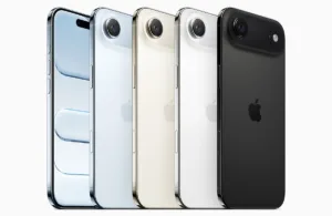 Apple iPhone Air colour options lined up