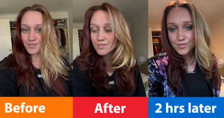 Laifen mini hair styler results