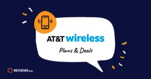 AT&T Wireless Plans and Deals speech bubble graphic