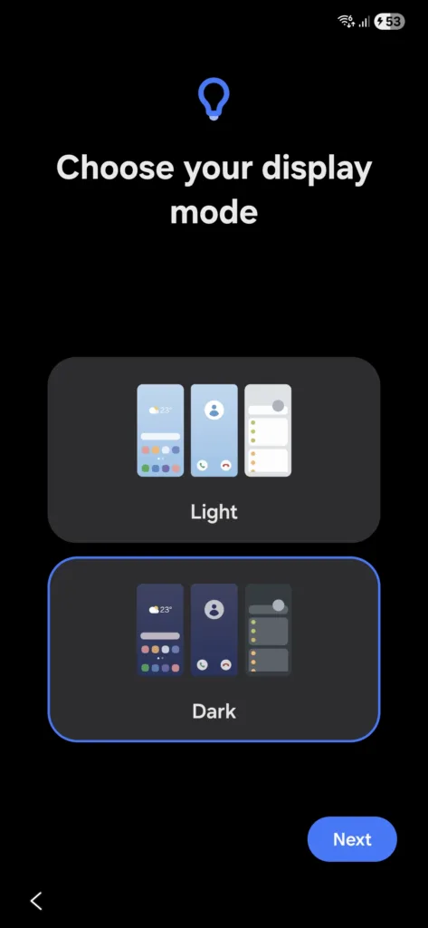 Samsung Galaxy S25 FE settings