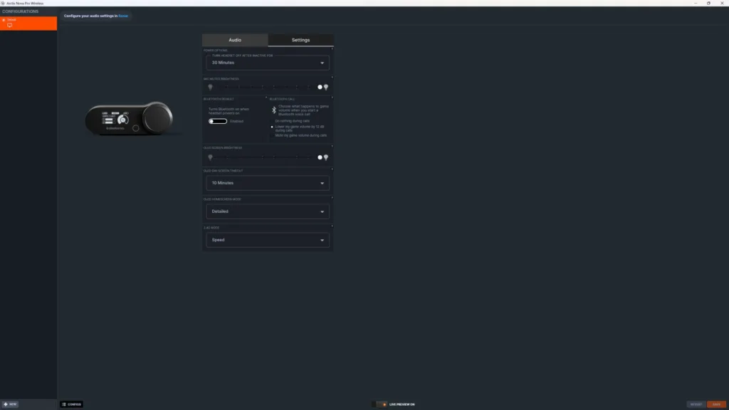 SteelSeries Arctis Nova Elite - set up