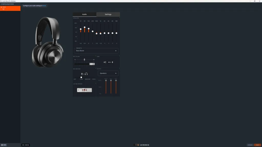 SteelSeries Arctis Nova Elite - set up