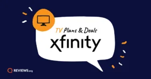 Speech bubble title showing Xfinity Plans and Deals