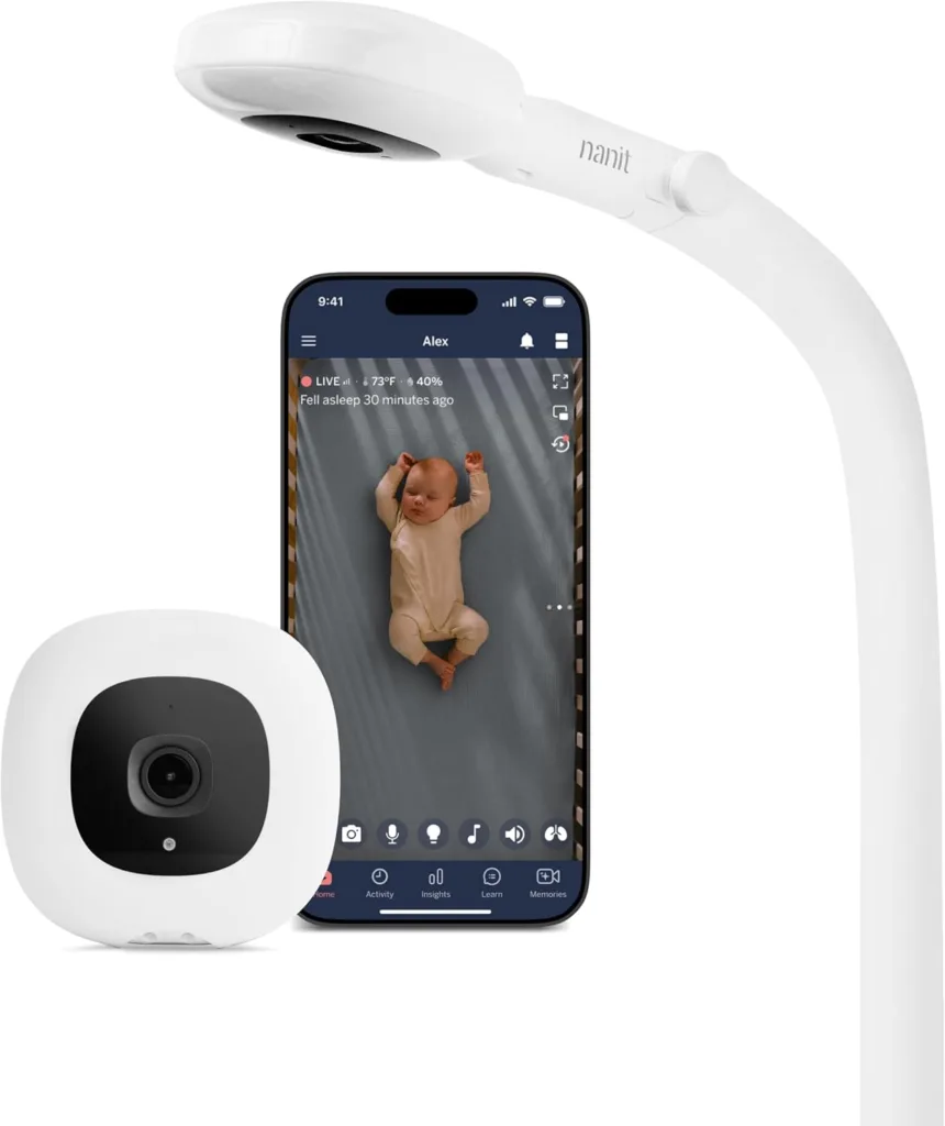 Nanit Pro smart baby monitor and smart phone app