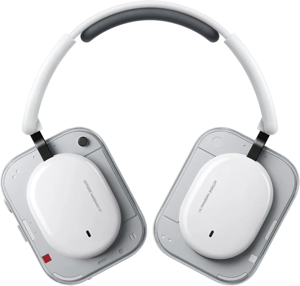 Nothing Headphone (a) over-ear headphones with transparent design