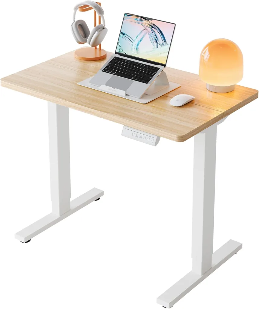 Electric height-adjustable standing desk