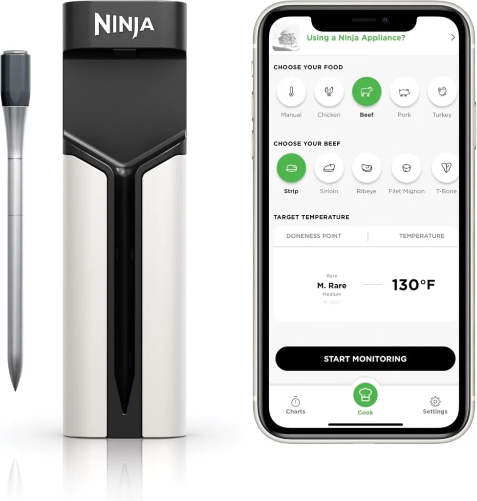 Ninja Meat Thermometer against a white backdrop.