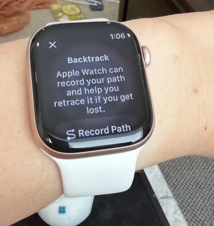 Backtrack on Apple Watch Series 11
