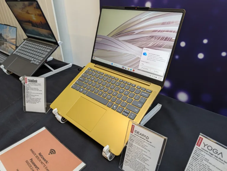 Lenovo IdeaPad Vibe laptop close up