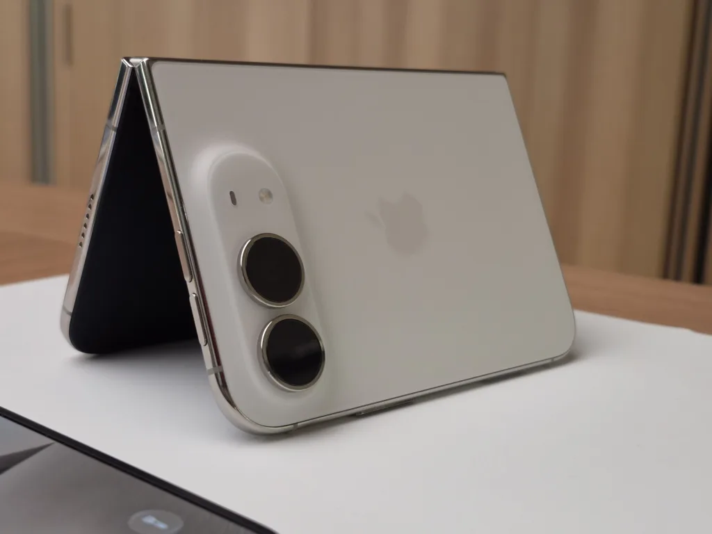Apple iPhone Duo review sample on table