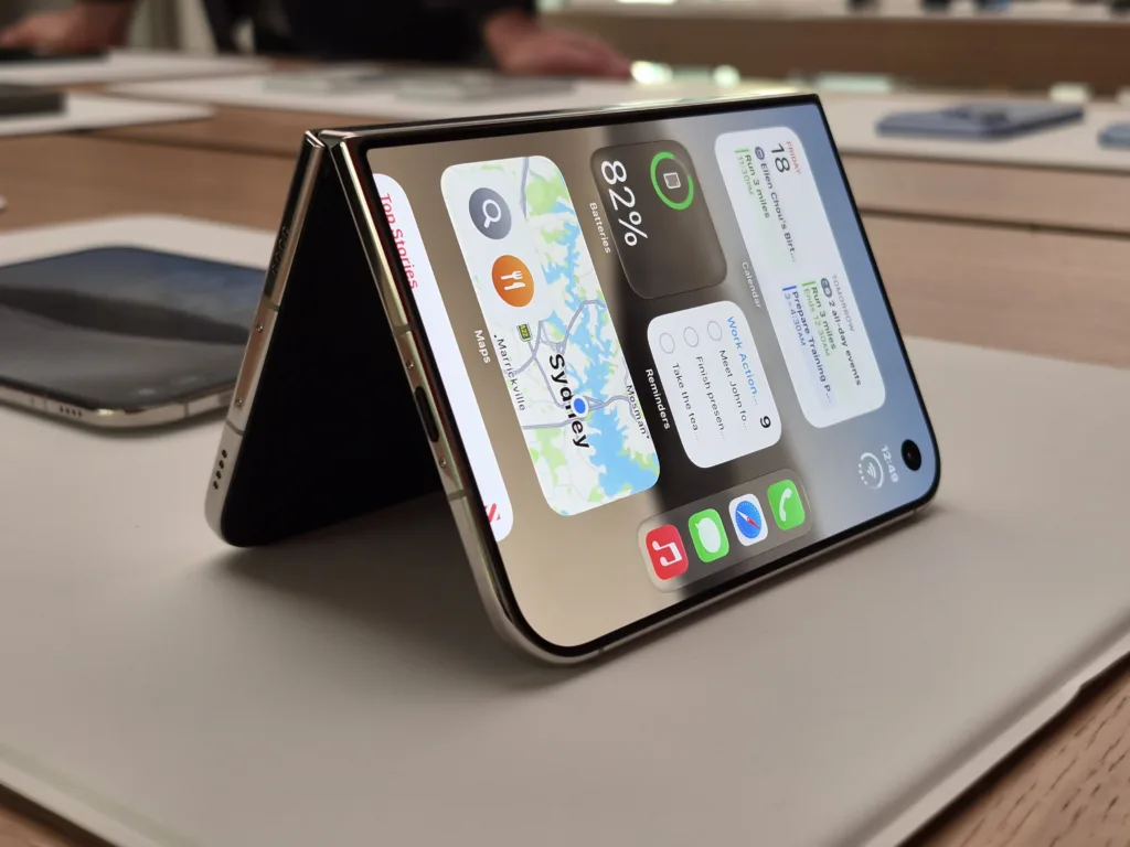 Apple iPhone Duo review sample on table